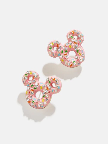 Mickey Mouse Disney Donut Stud Earrings