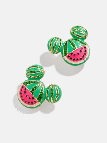 Mickey Mouse Disney Watermelon Earrings