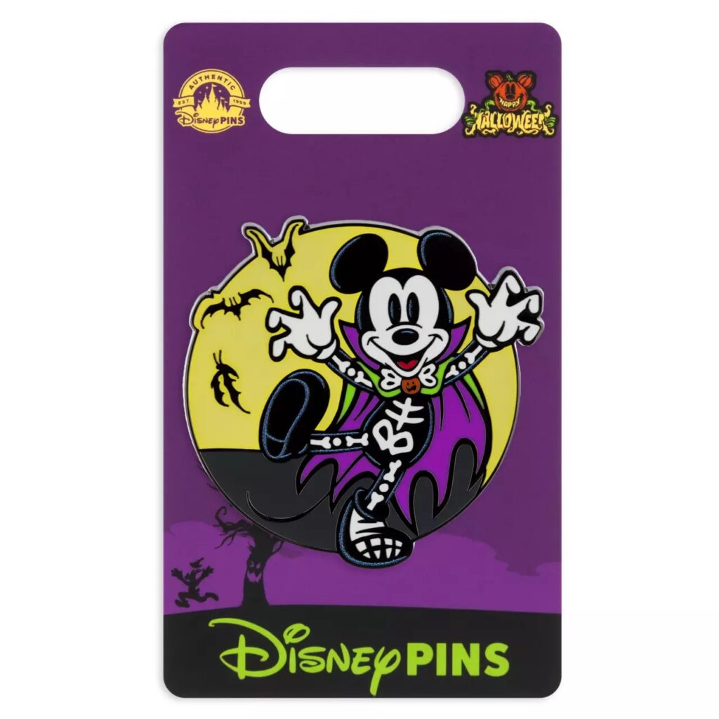 Mickey Mouse Halloween Glow-in-the-Dark Pin