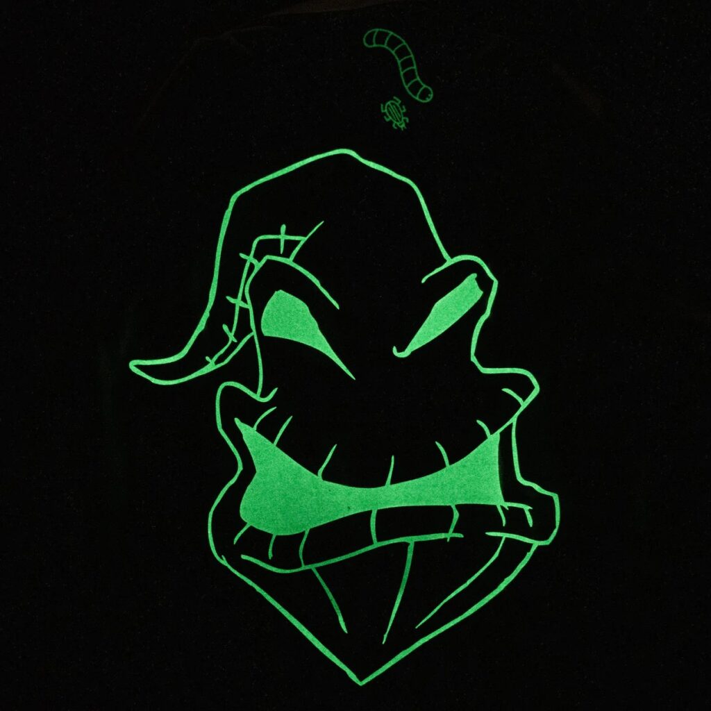 Oogie Boogie Flannel - Glow In The Dark