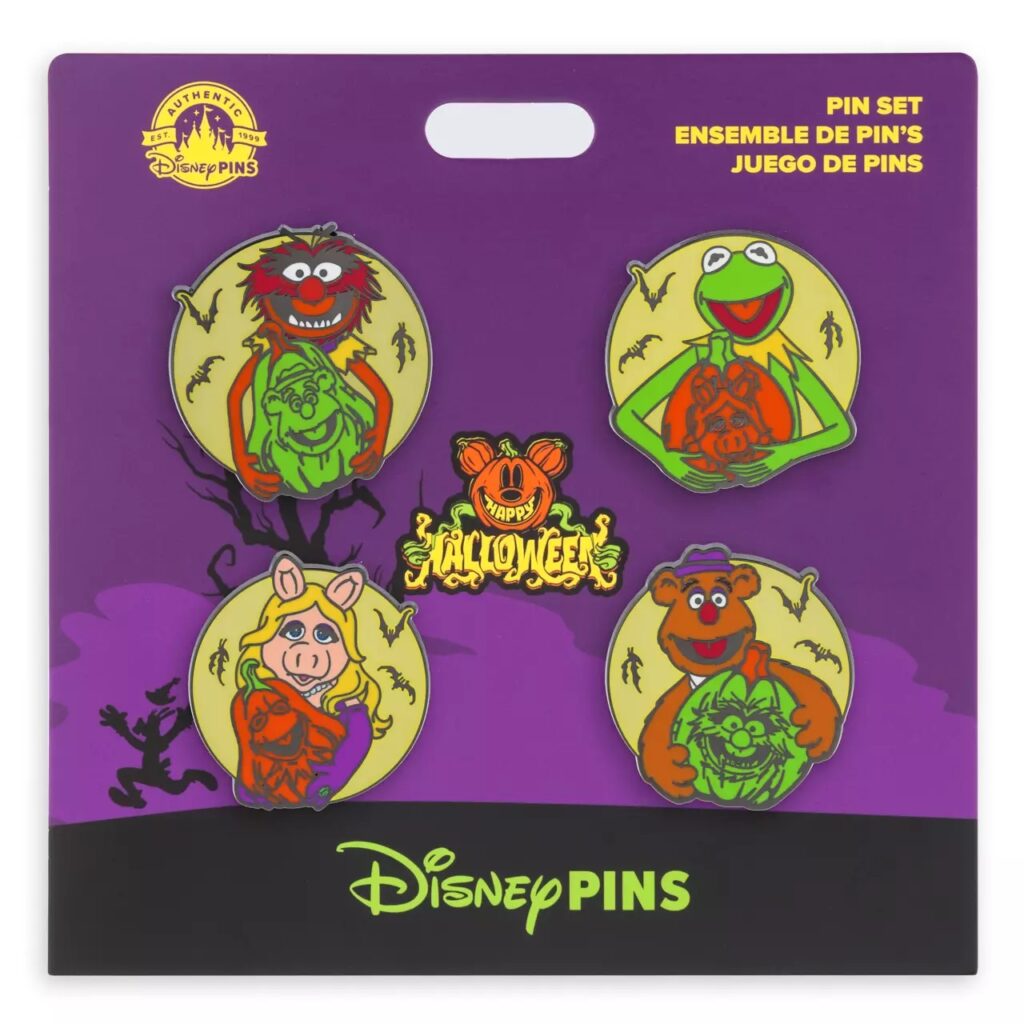 The Muppets Halloween Glow-in-the-Dark Pin Set