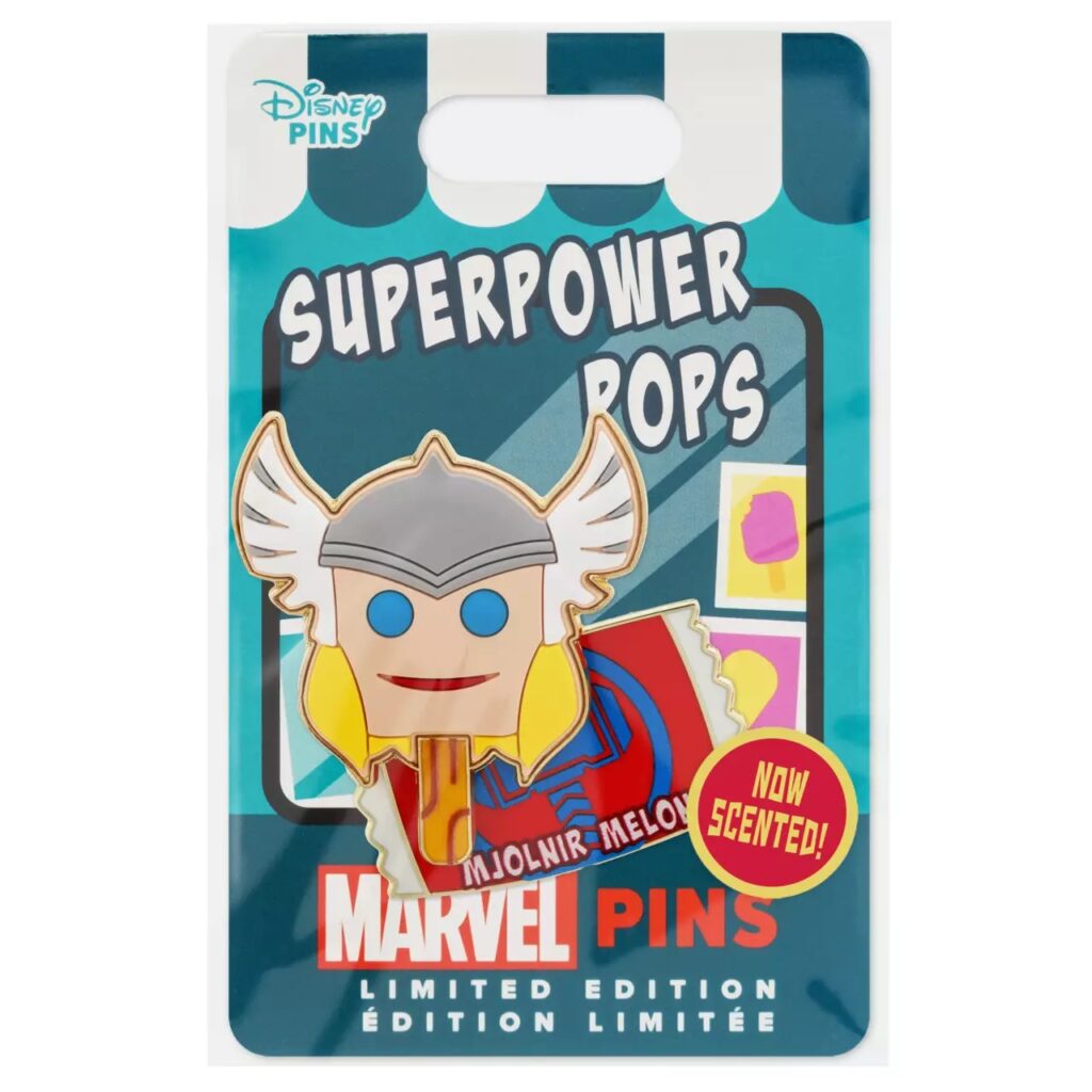 Thor Mjolnir Melon Superpower Pops Pin – Limited Edition – August