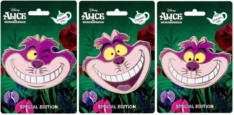 Disney Alice in Wonderland Cheshire Cat Portrait Series Collectible Pin Special Edition 300