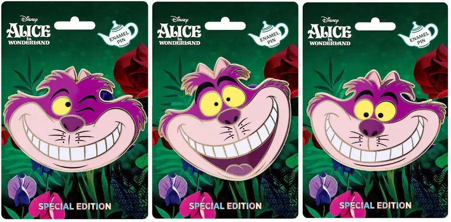 Disney Alice in Wonderland Cheshire Cat Portrait Series Collectible Pin Special Edition 300