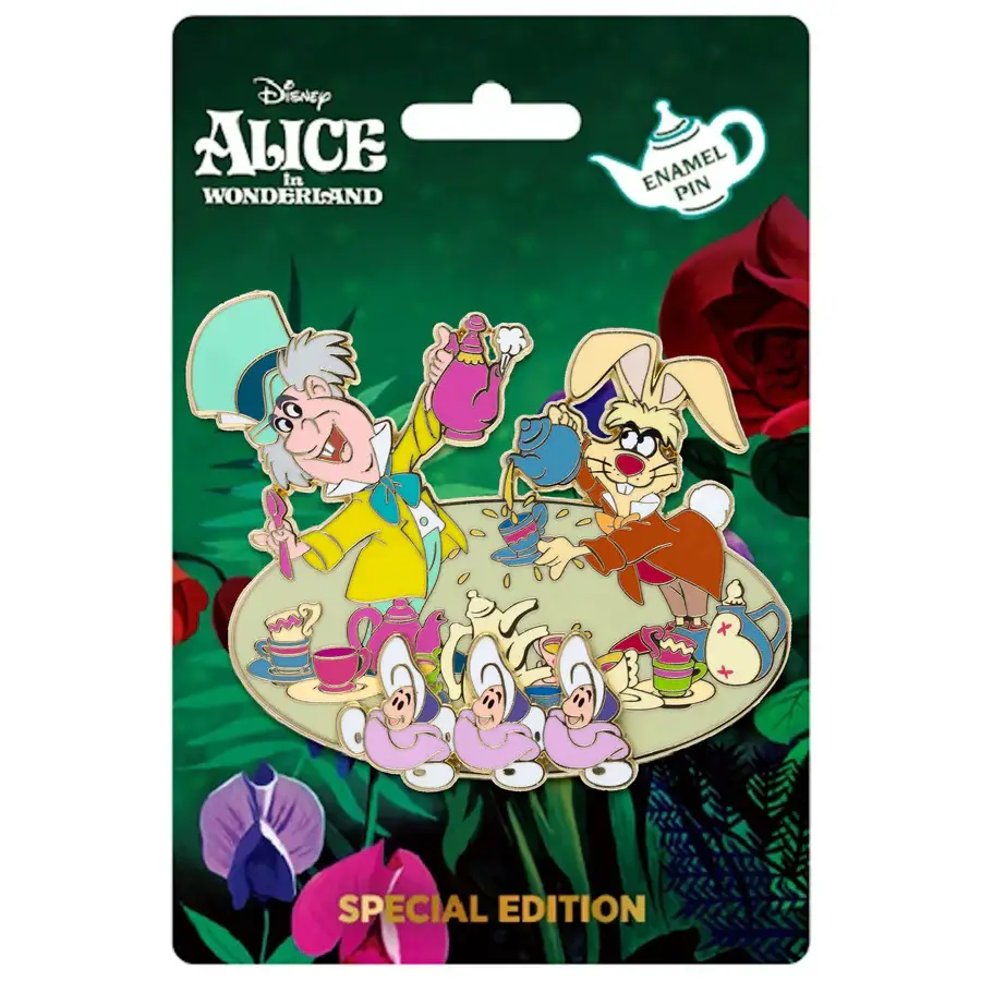 Disney Alice in Wonderland Mad Tea Party Collectible Pin on Pin Special Edition 300