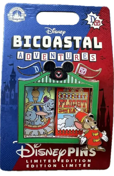 Disney Bicoastal Adventures Dumbo & Timothy Mouse Pin