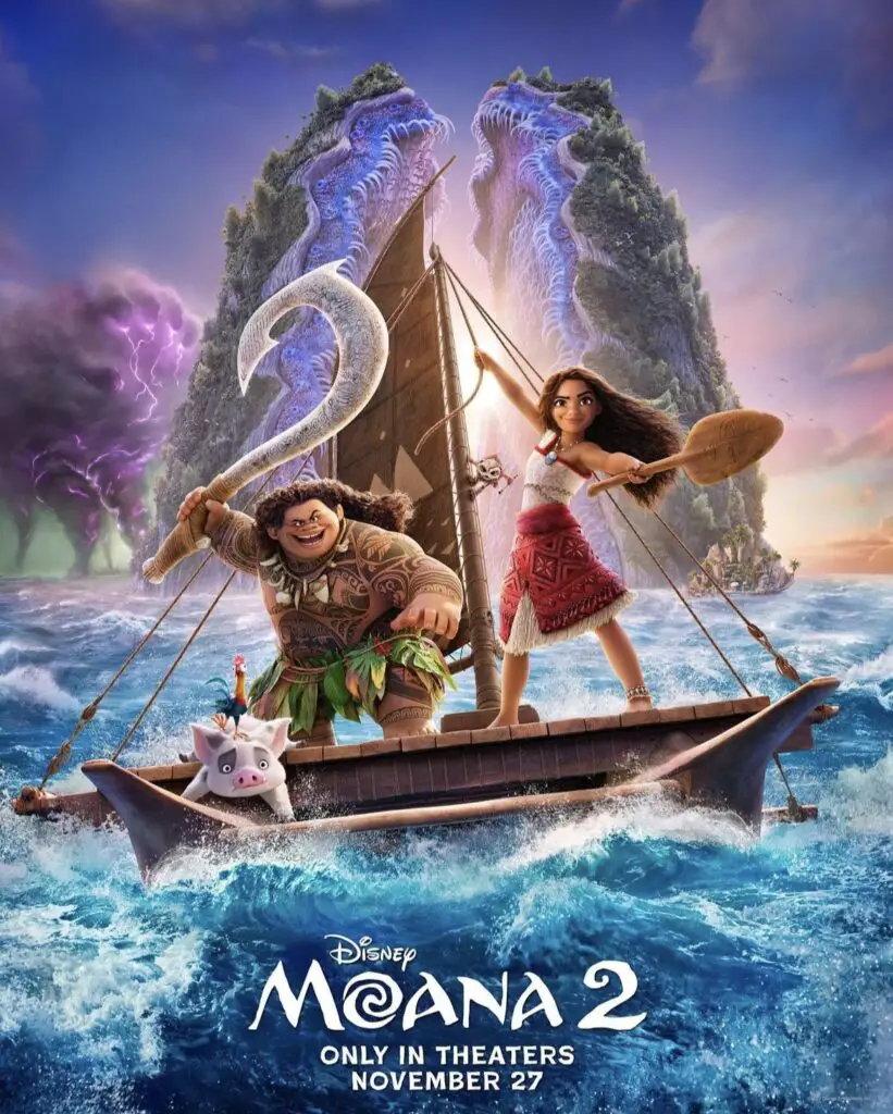 Disney Moana 2 Movie Poster