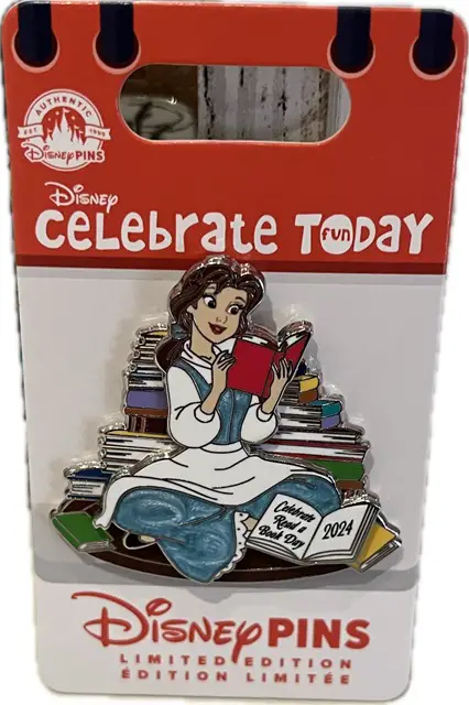 Disney Pins Celebrate Today Celebrate Read a Book Day