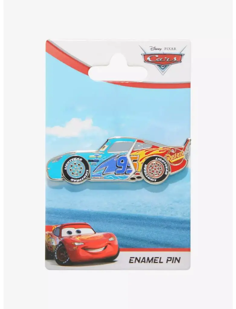 Disney Pixar Cars Lightning McQueen Dinoco Enamel Pin