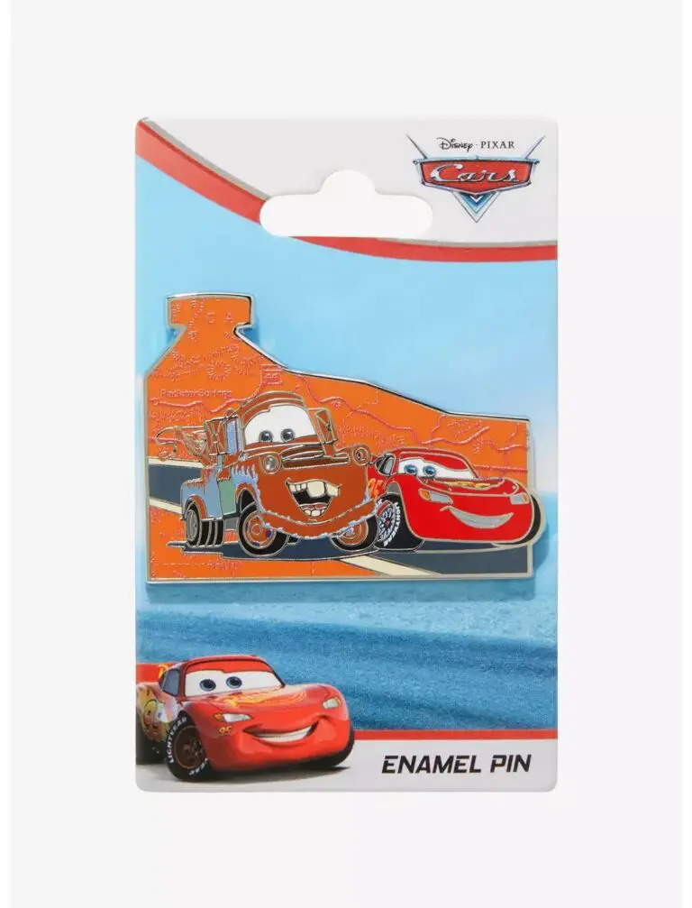 Disney Pixar Cars Lightning McQueen & Mater Radiator Springs Enamel Pin