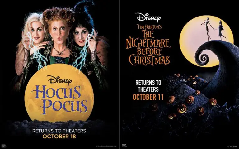 Hocus Pocus and The Nightmare Before Christmas Returning to Theaters