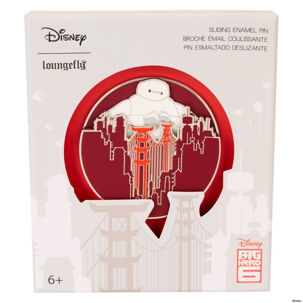 Big Hero 6 10th Anniversary San Fransokyo Sliding 3-Inch Collector Box Pin