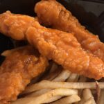 Buffalo Sauce Chicken Tenders at The Golden Horseshoe