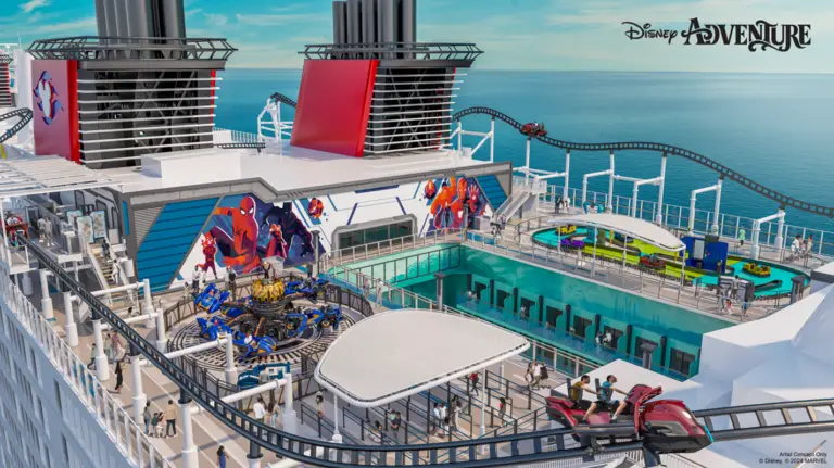 Disney Cruise Line’s First-Ever Rollercoaster on Disney Adventure