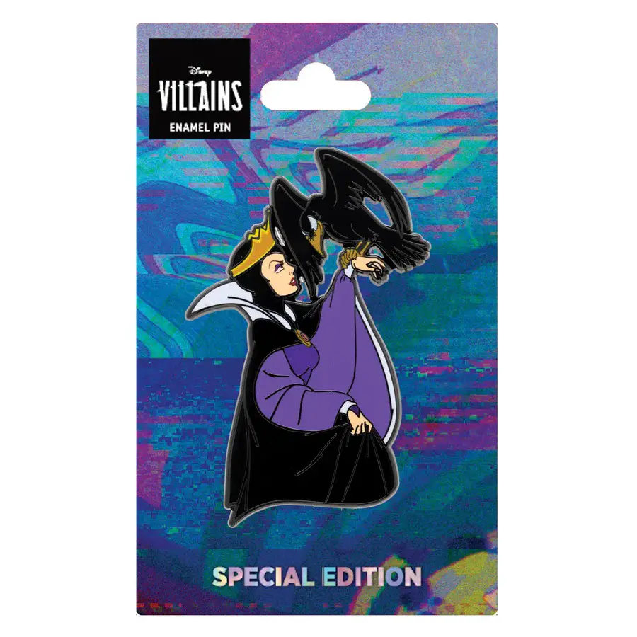 Disney Evil Queen with Raven Collectible Pin