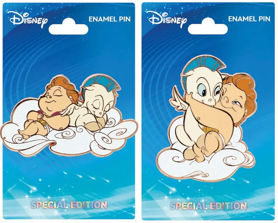 Disney Hercules Baby Hercules and Pegasus Combo Collectible Pin Bundle