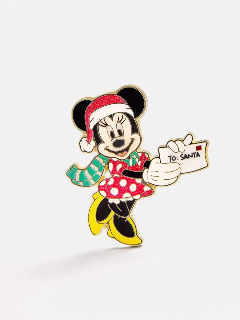 Disney Minnie Mouse Letter To Santa Pin