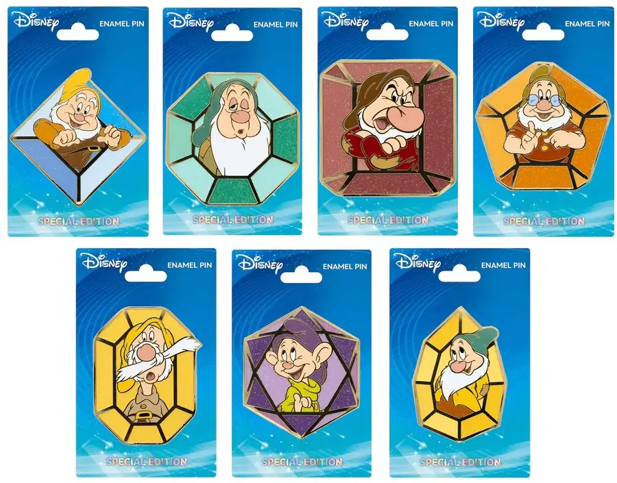 Disney Snow White and the Seven Dwarfs Gem Series Collectible Pin Special Edition 300