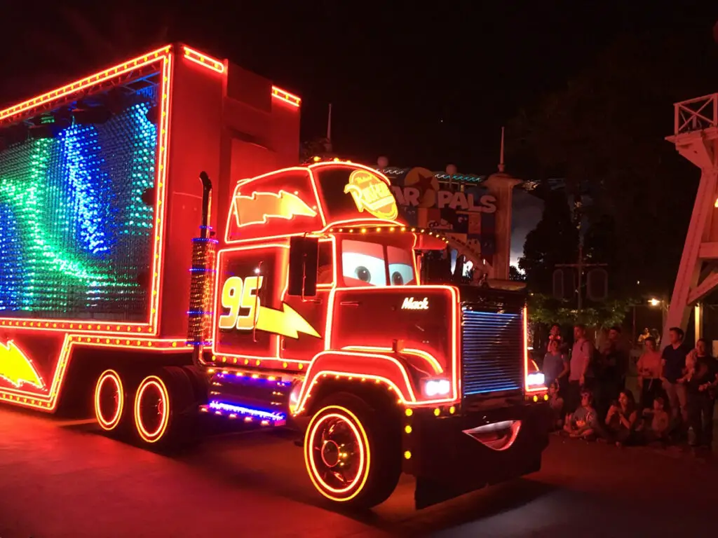 Disneyland Paint the Night Parade - Cars Mack Truck