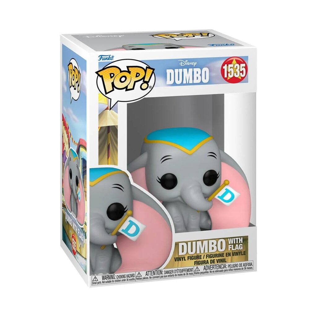 Dumbo with Flag Funko Pop! Vinyl Figure #1535 - Box Front