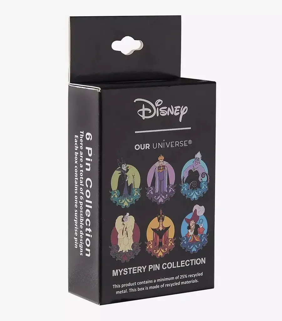 Our Universe Disney Villains Translucent Blind Box Enamel Pin — BoxLunch Exclusive - Mystery Box