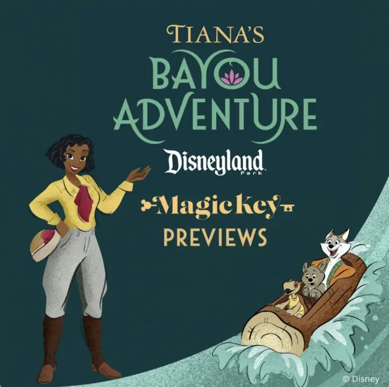 Tiana's Bayou Adventure Magic Key Previews