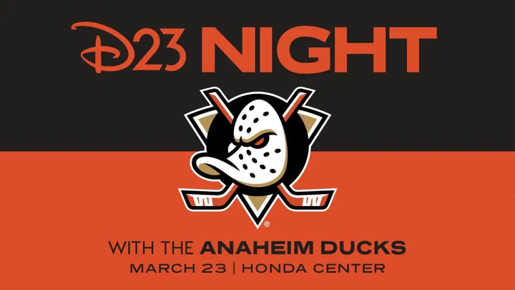 D23 Night with Anaheim Ducks at Honda Center