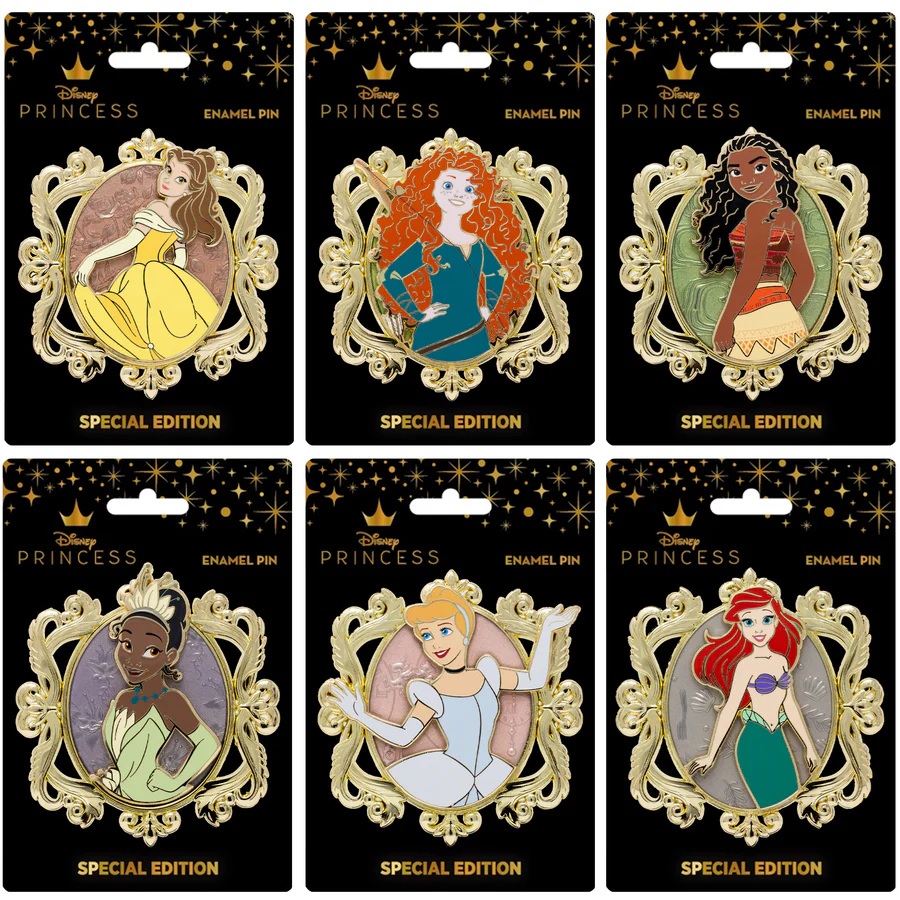 Disney Cameo Series Disney Princesses Pin on Pin Special Edition 400