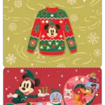 Disney Gift Card Mickey Mouse & Pluto Pin