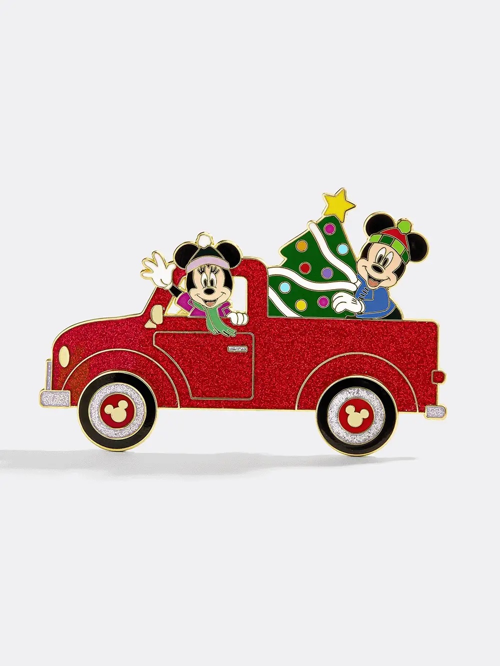 Disney Mickey Mouse & Minnie Mouse Holiday Prep Pin