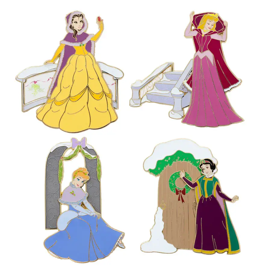 Disney Winter Princesses Series Collectible Pin on Pin Special Edition