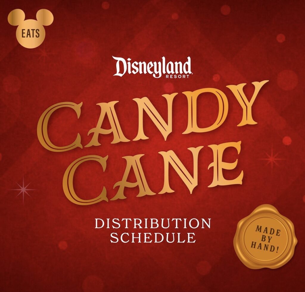 Disneyland Resort Candy Cane Distribution