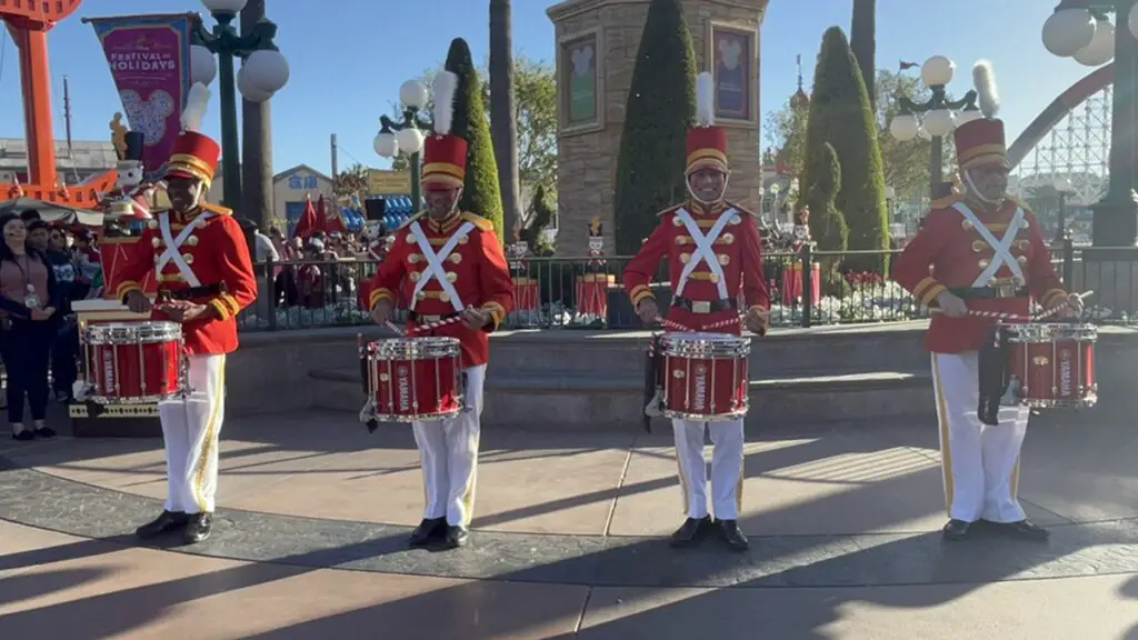 Holiday Toy Drummers at DCA