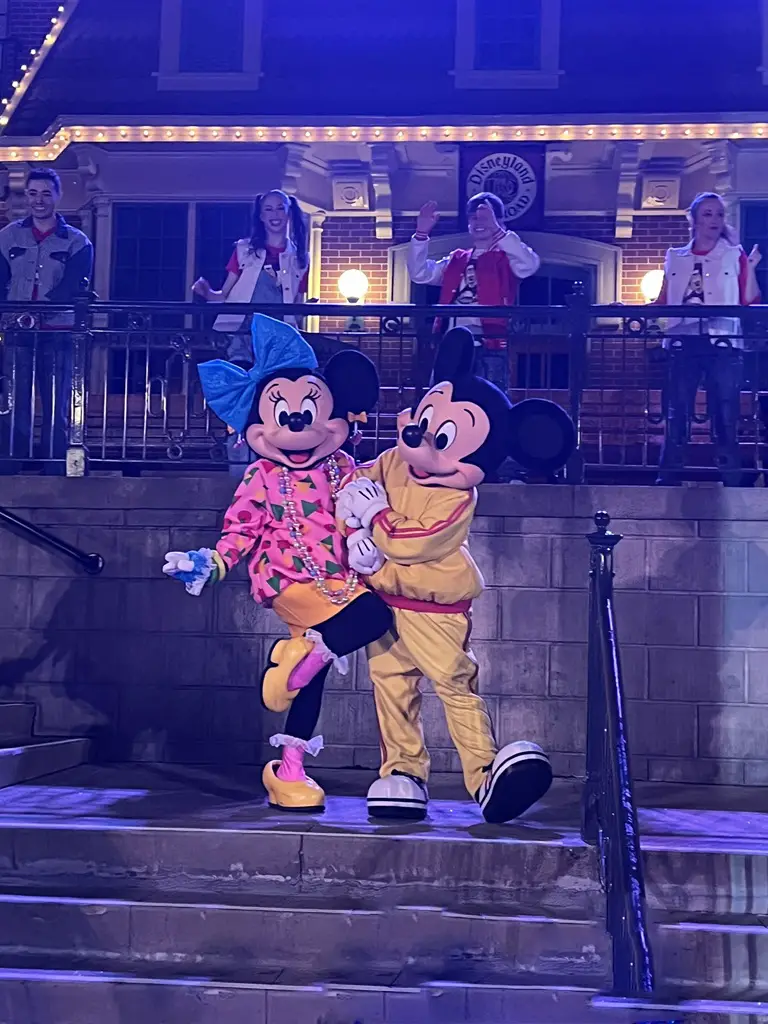 Mickey & Minnie Mouse Disney Channel Nite Flashback at Disneyland