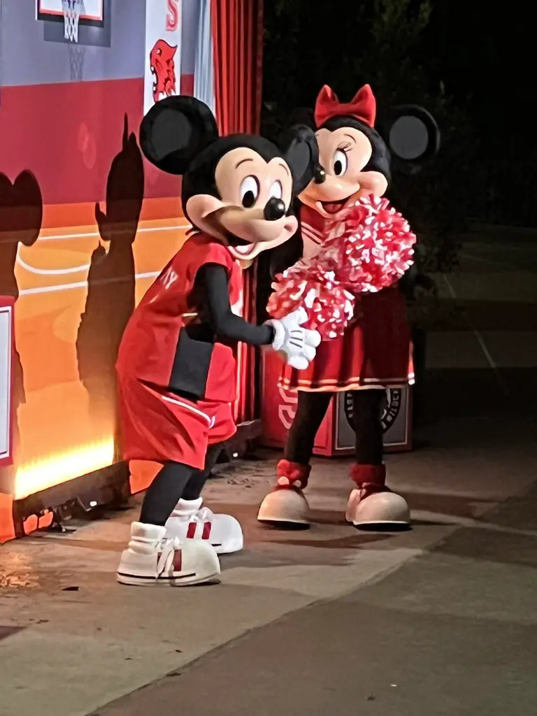 Mickey & Minnie Mouse Disney Channel Nite at Disneyland