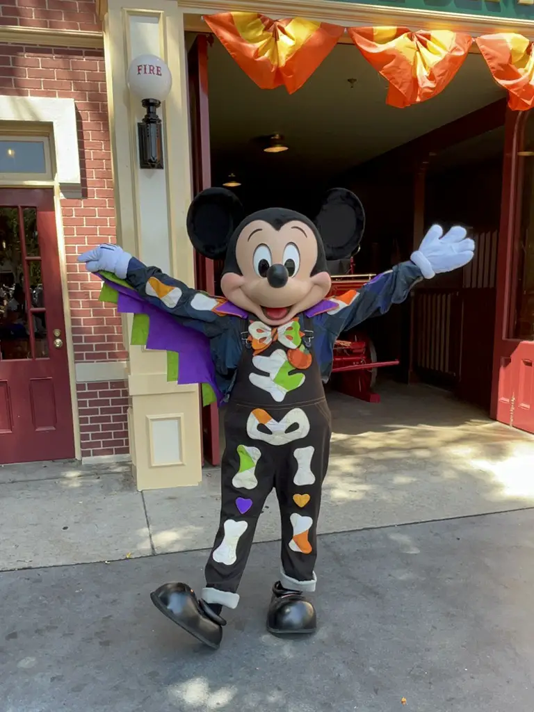 Mickey Mouse Halloween Skeleton Costume