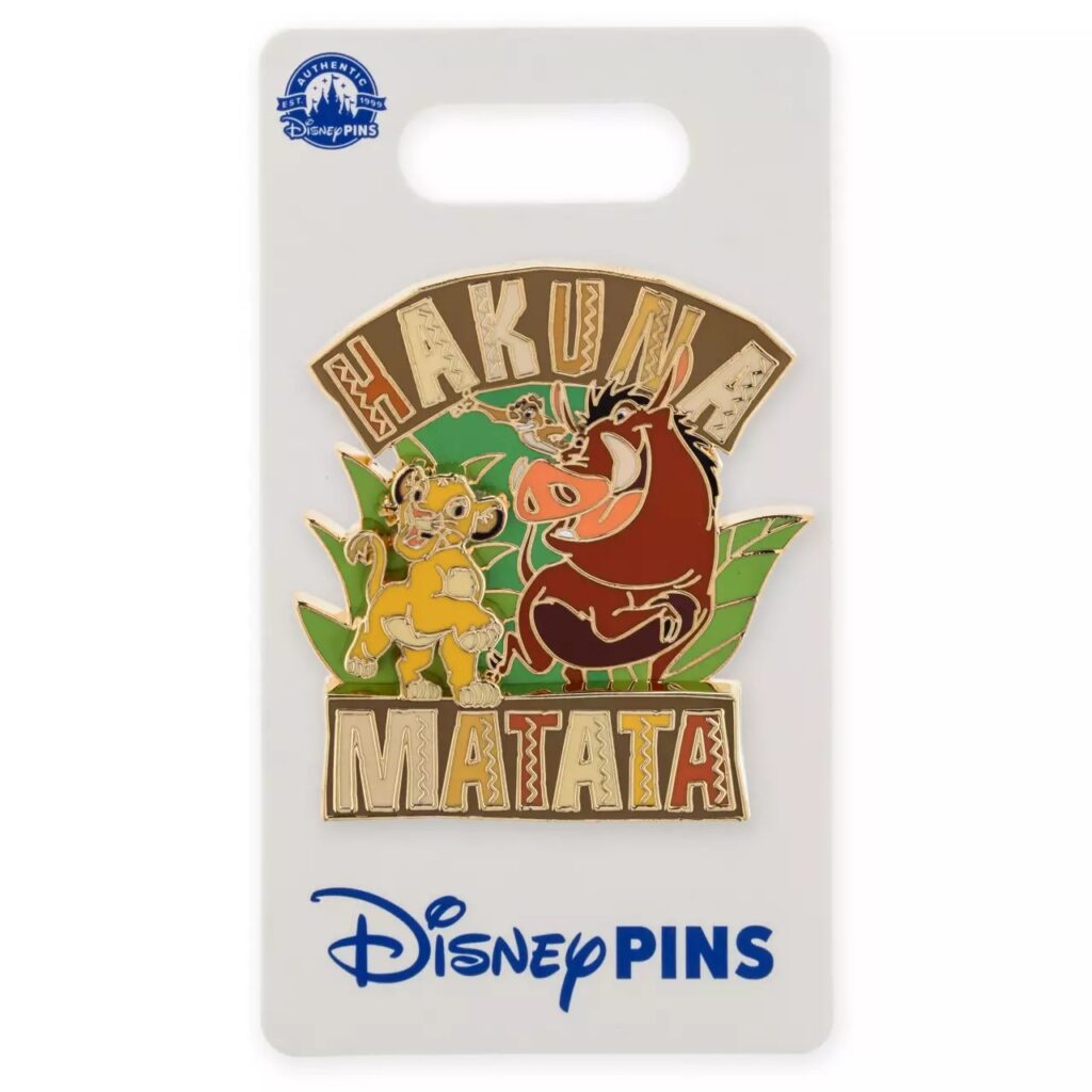 Simba, Timon, and Pumbaa ''Hakuna Matata'' Pin – The Lion King