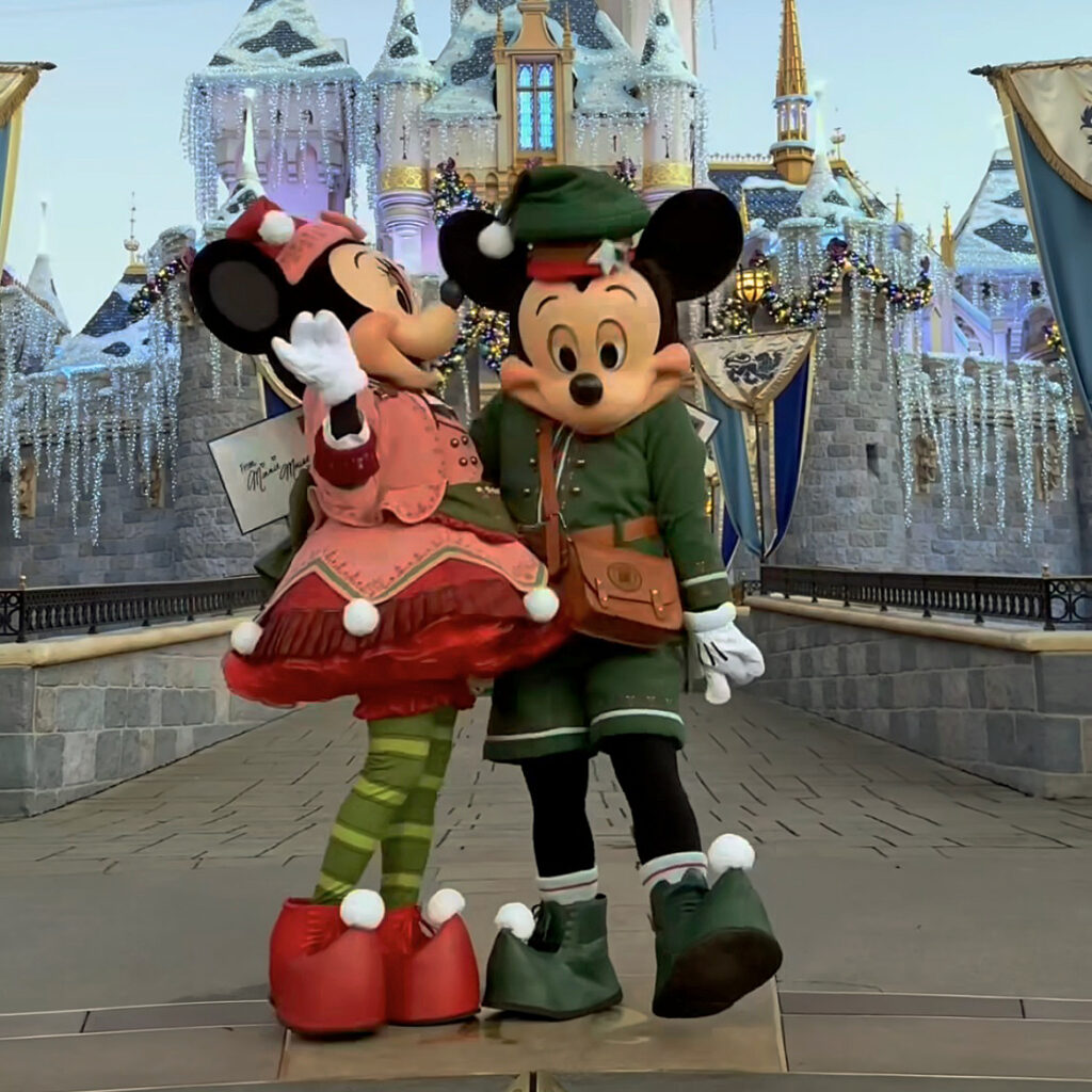 Sneak Peak at Mickey & Minnie Mouse 2024 Holiday Costumes at Disneyland - Letters