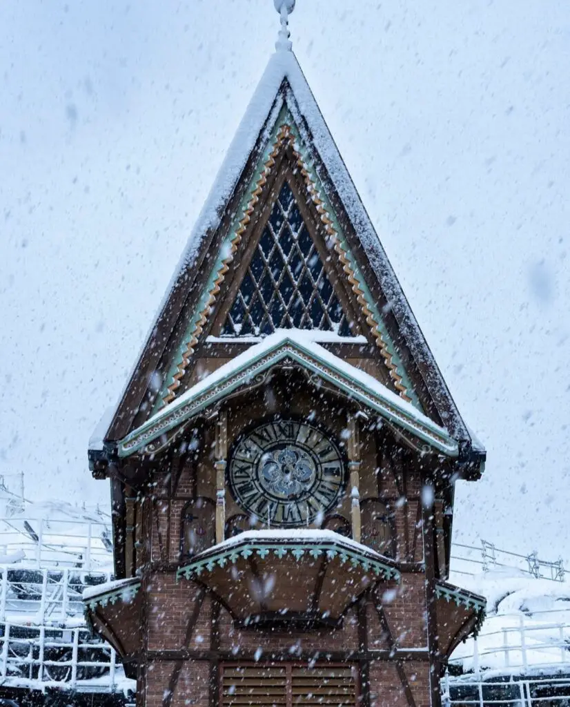 World of Frozen at Disneyland Paris Clock Tower