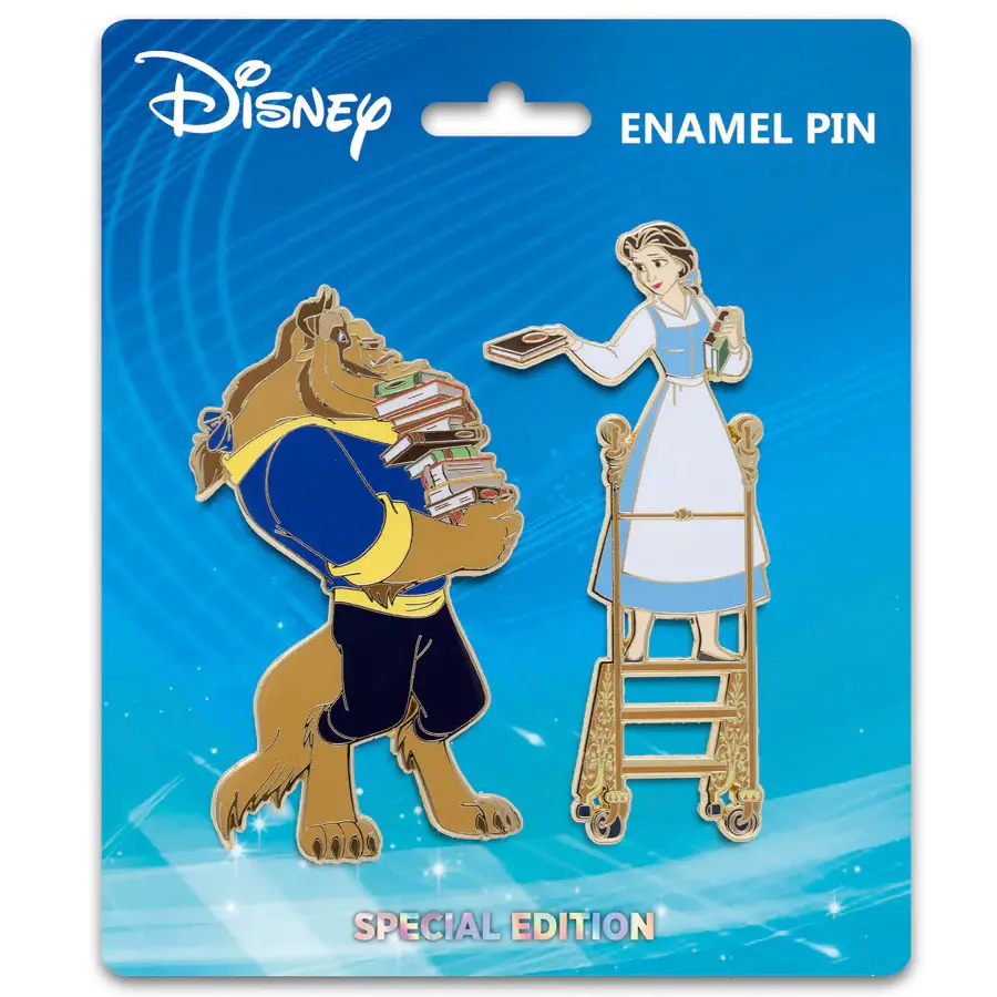 Disney Beauty and the Beast Library Scene 2 Pack Collectible Pin Special Edition 300