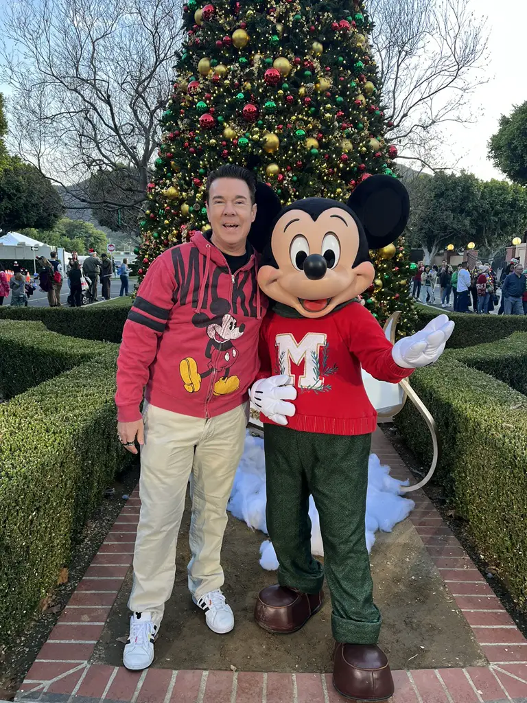 Disney Mouseketeer & Mickey Mouse at the Walt Disney Studios in Burbank CA