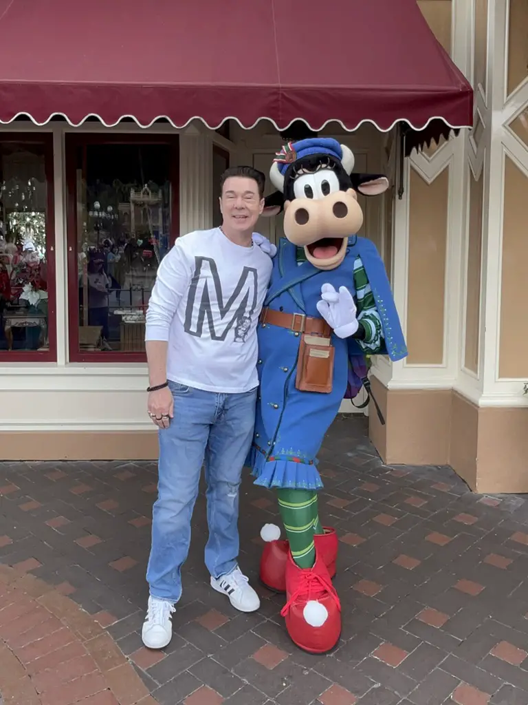 Disney Mouseketeer and Clarabelle Cow at Disneyland