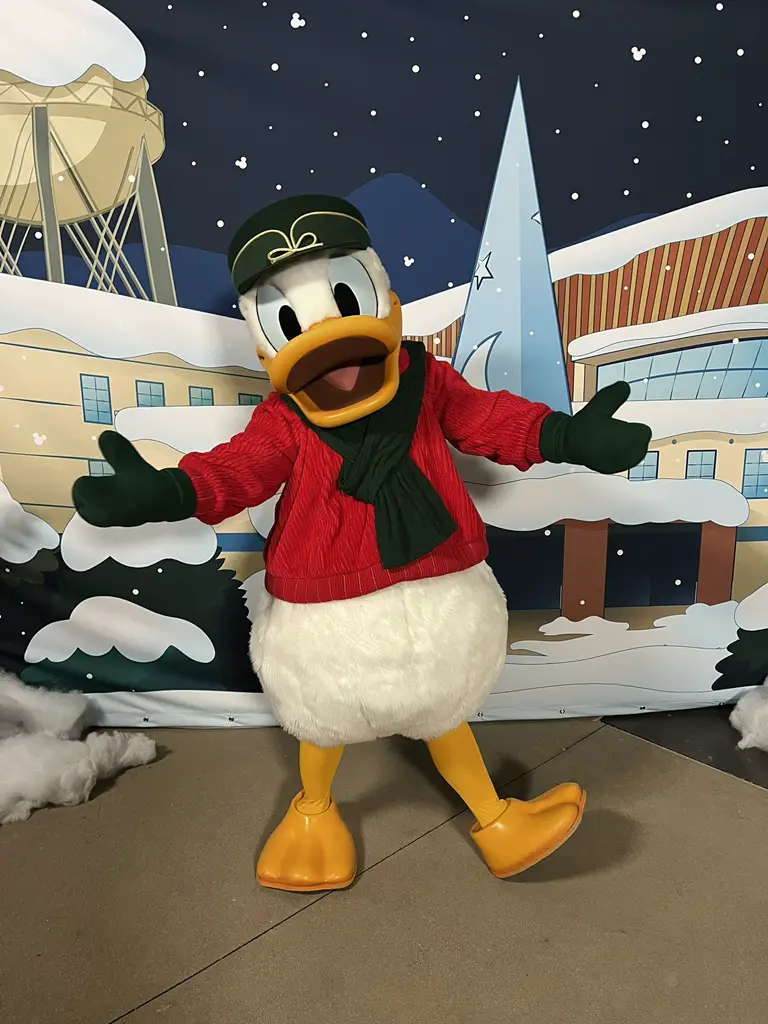 Donald Duck at the Walt Disney Studio Lot for D23 Holiday Event