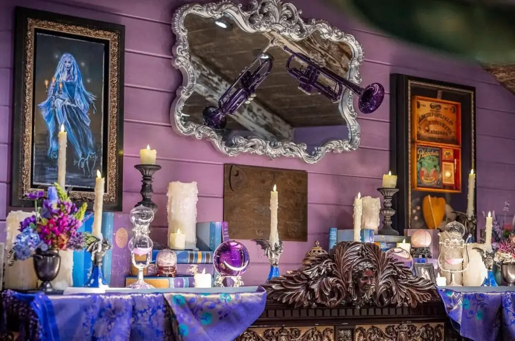 Inside Madame Leota's Somewhere Beyond Merchandise Shop