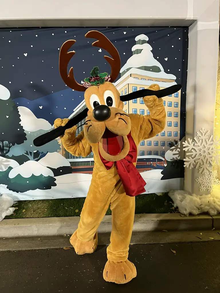 Pluto at the Walt Disney Studio Lot for D23 Holiday Event