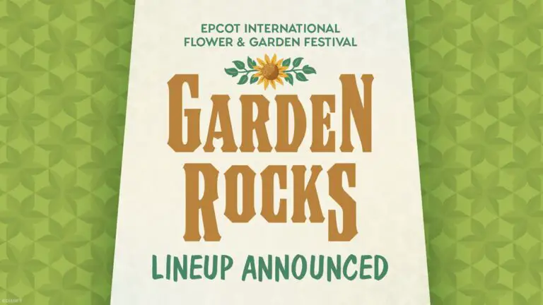 2025 EPCOT Garden Rocks Concert Series Lineup Announced