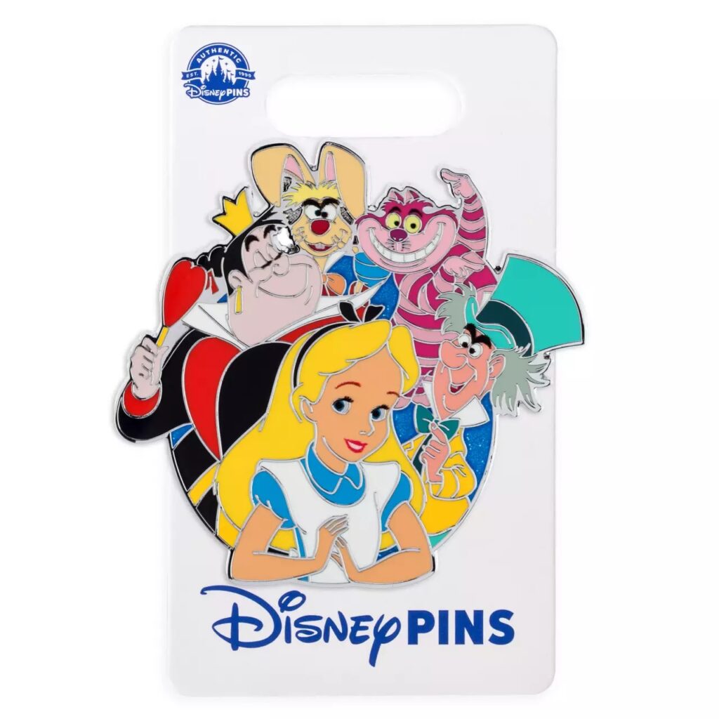 Alice in Wonderland Cast Open Edition Pin