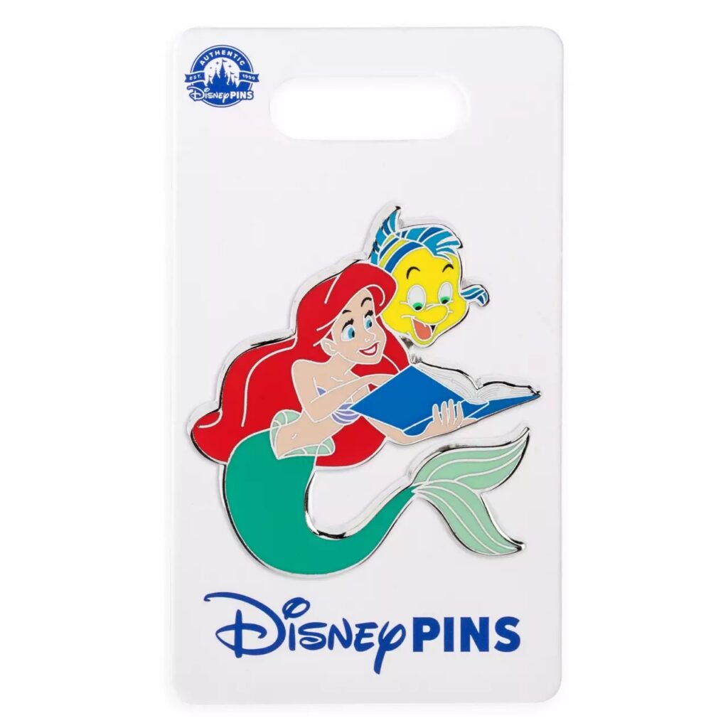 Ariel and Flounder Pin – The Little Mermaid