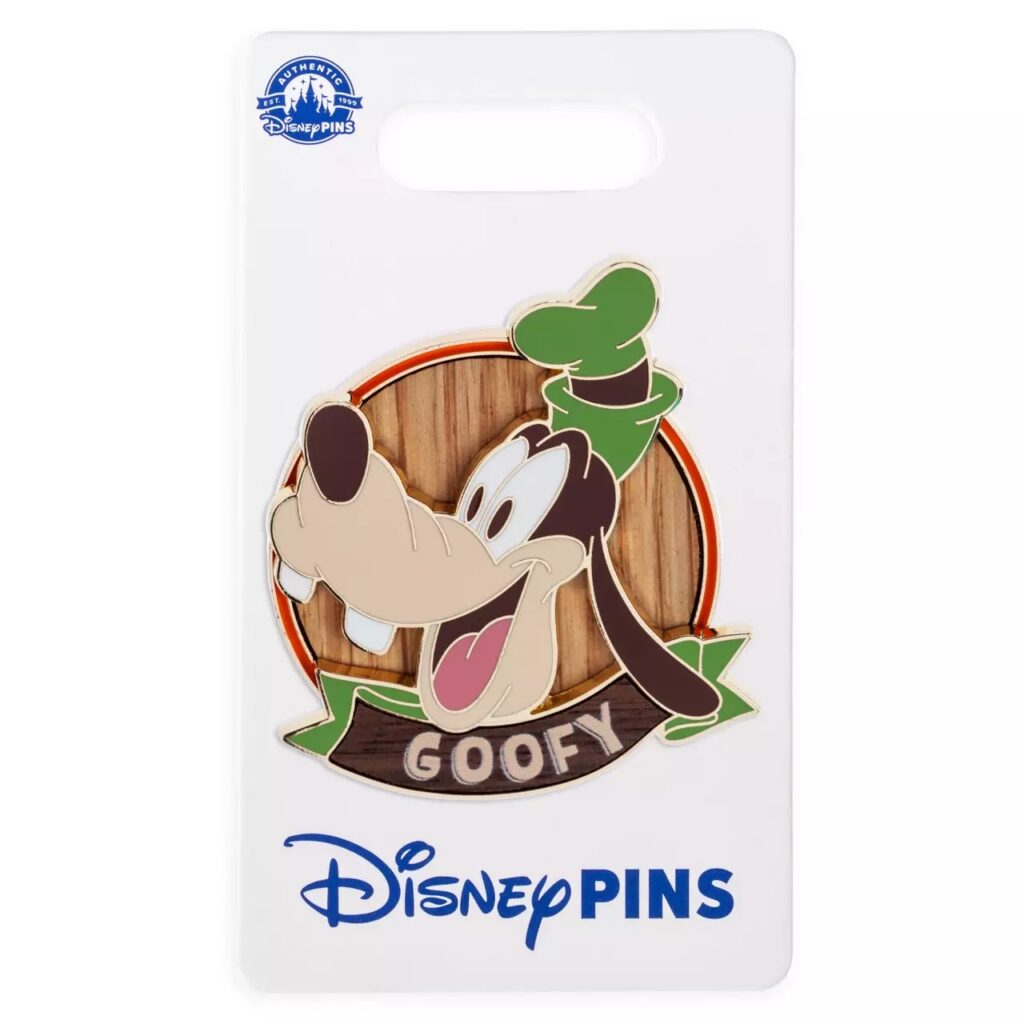 Goofy Wood Inlay Pin