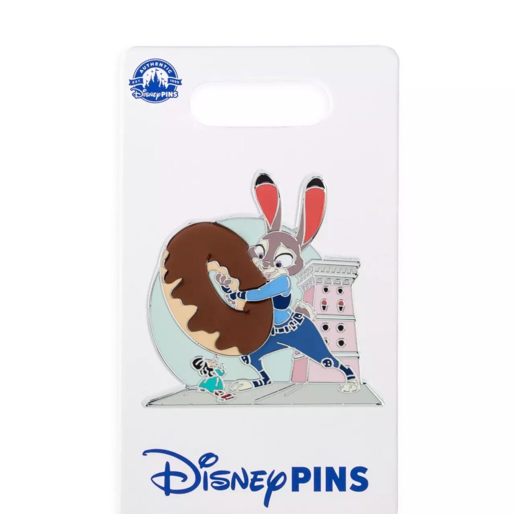 Judy Hopps and Fru Fru Donut Pin – Zootopia